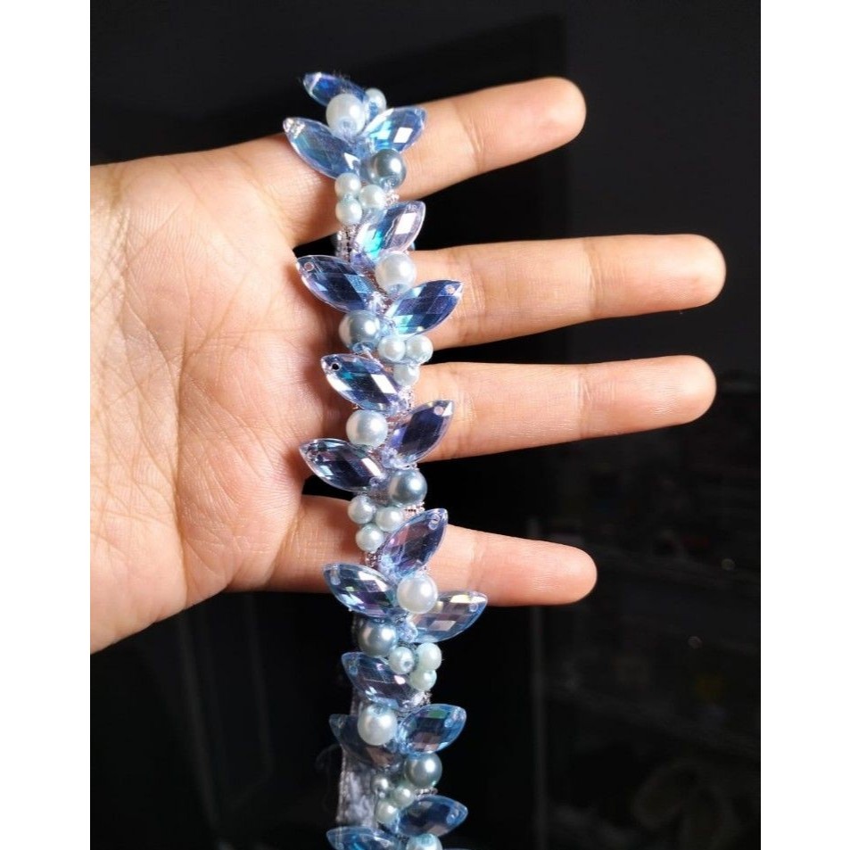 Manik Payet Rangkai Kristal & Mutiara – Premium Handmade