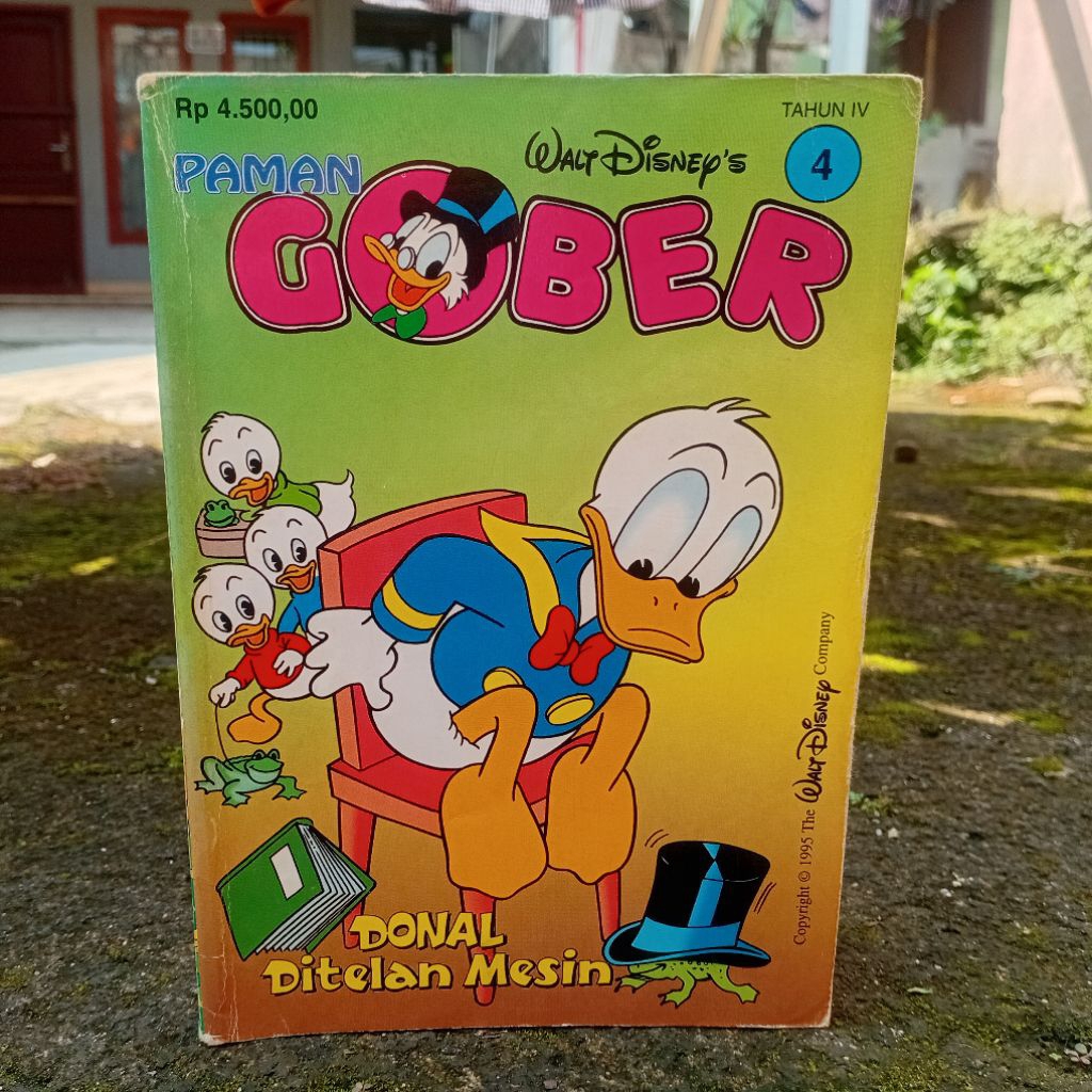 Komik Paman Gober: Donal Ditelan Mesin Walt Disney (1996 Tahun IV No. 4) Original Gramedia