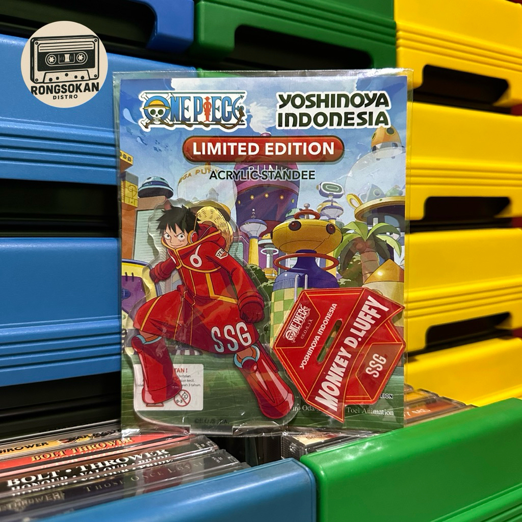 Acrylic Standee edisi ONE PIECE LUFFY SSG MERAH (YOSHINOYA)