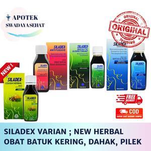 SILADEX Sirup 5 Varian Hijau Merah Biru Cough Herbal Ungu Flu 60ML 30ML- Obat Batuk Kering Berdahak 