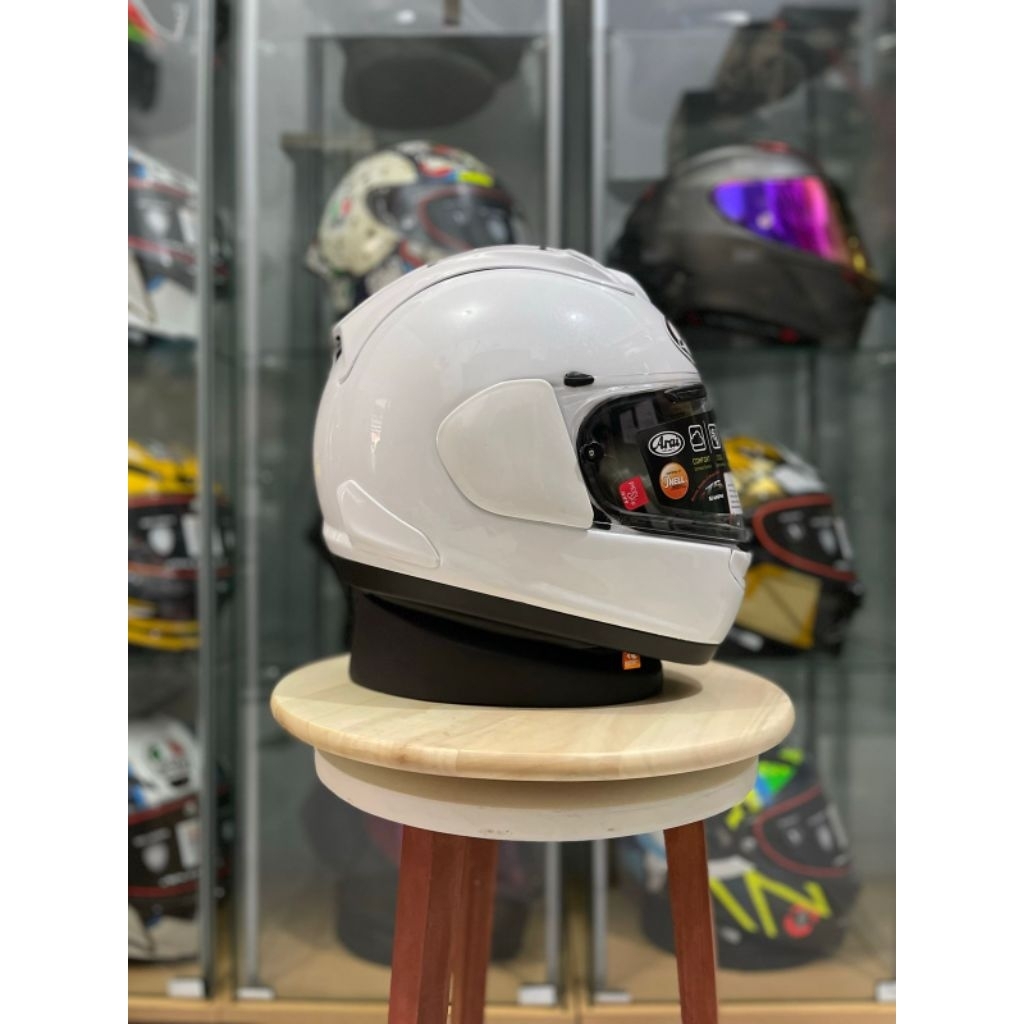 HELEM ARAI RX7X FULL FACE WHITE GLOSSY -Putih polos -m