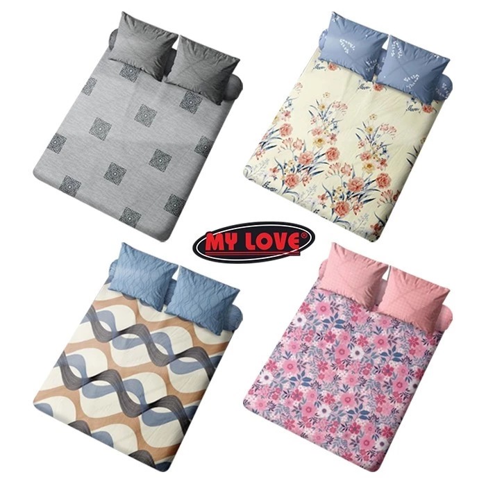 Terlaris - Sprei My Love King Motif Terbaru Ayana Avanti Inara Maple - Uk. 180x200 T.30 No.1 Ori