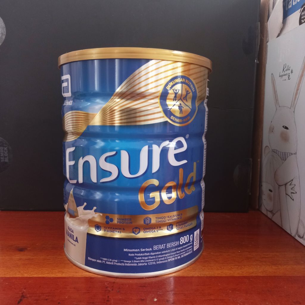 

Ensure Gold vanila 800 gr. Nutrisi Dewasa Rendah Laktosa