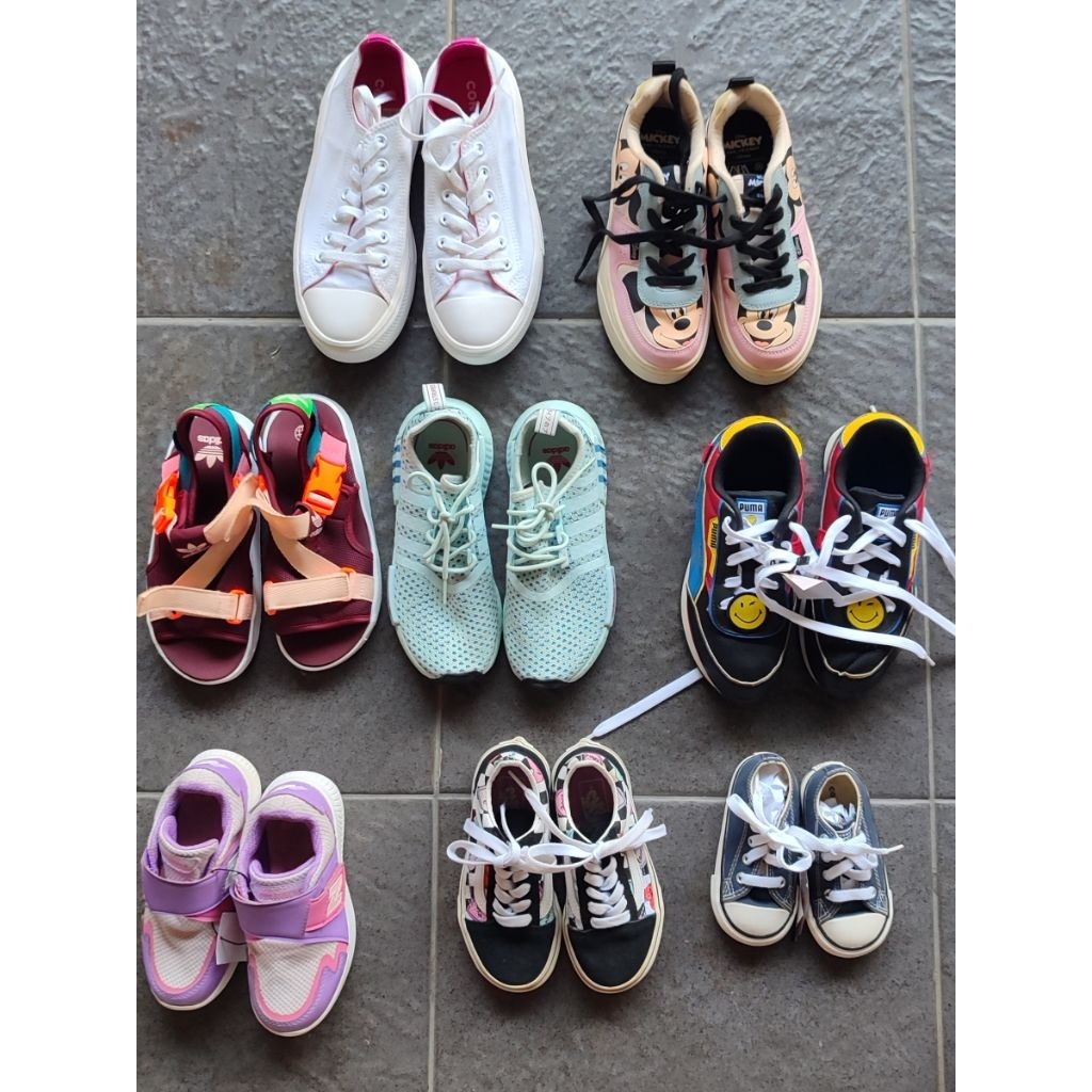 preloved sepatu anak dan ibu