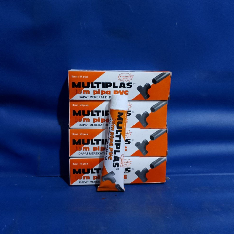 Lem Pipa PVC MULTIPLAS 45gr  Lem  Paralon  Lem Peralon  Lem Sambungan Pipa Plastik