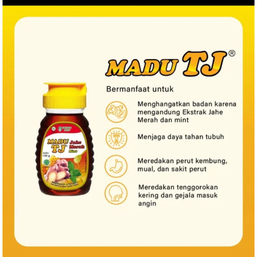 

Madu Tj jahe merah mint 150 gr