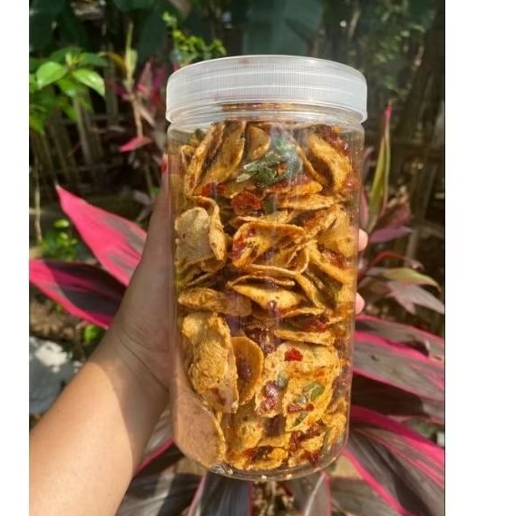 

Basreng Chilli oil berat 250 gram cemilan viral