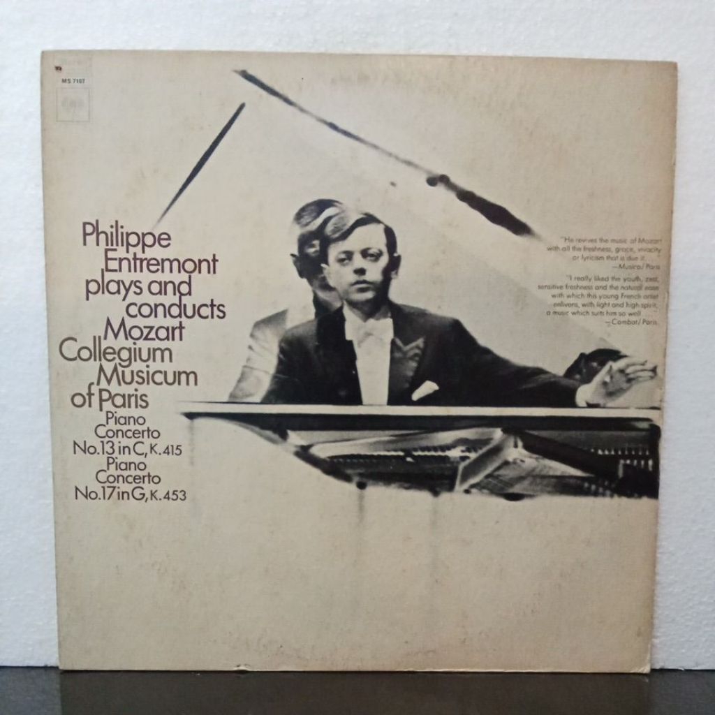 Vinyl Piringan Hitam 12 inch Mozart - Collegium Musicum Of Paris