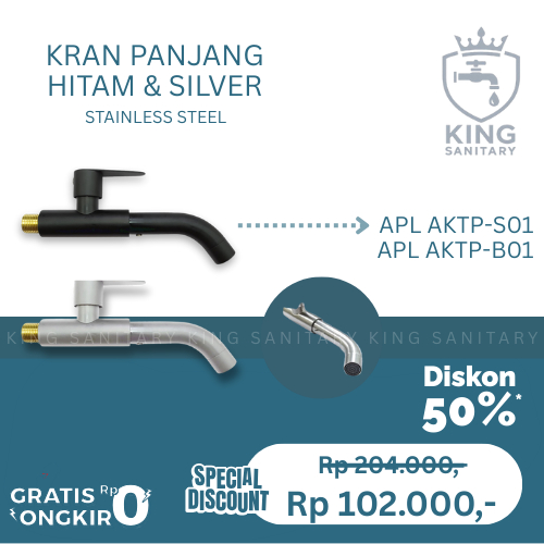 KRAN WASTAFEL PANJANG/ KRAN WUDHU PUTAR/ KRAN TEMBOK/ KRAN PUTAR/ KRAN STAINLESS
