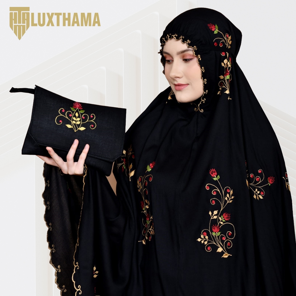 Gratis Ongkir Mukena Dewasa Bordir Mewah Bunga Cantik Mukena Bordir Merak