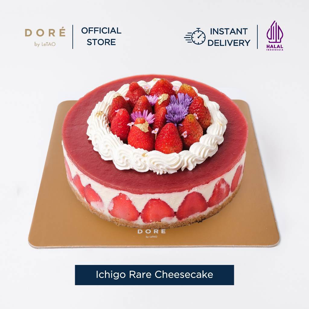 

DORE Ichigo Rare Cheesecake - Kue Ulang Tahun