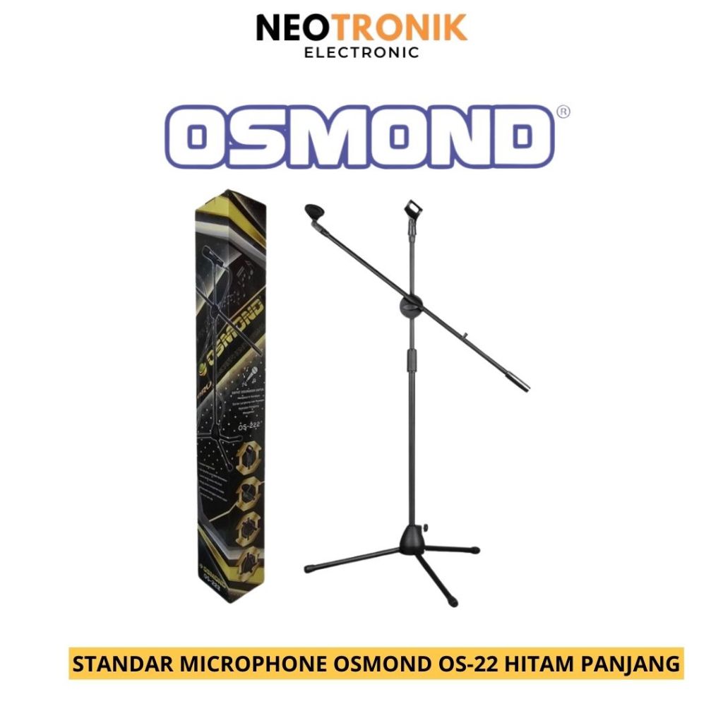 OSMOND Stand MIC Cagak Mic OS-222 Double mic holder