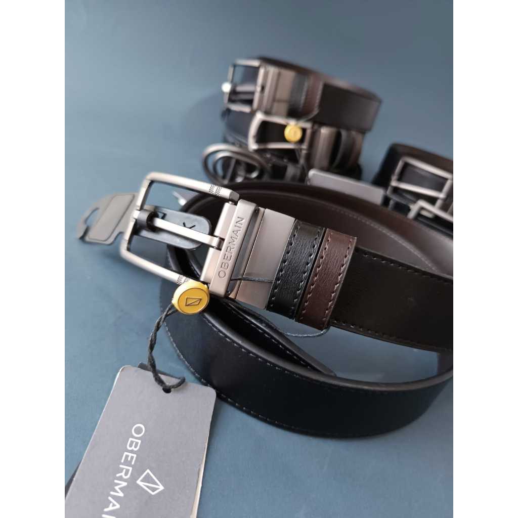 OBERMAIN ikat pinggang kulit reversible VBOB71 original store
