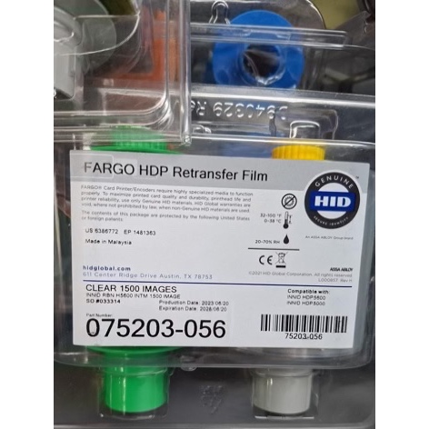 Ribbon Flim Fargo HDP 5000/5600 Original – Untuk Cetak E-KTP Dukcapil