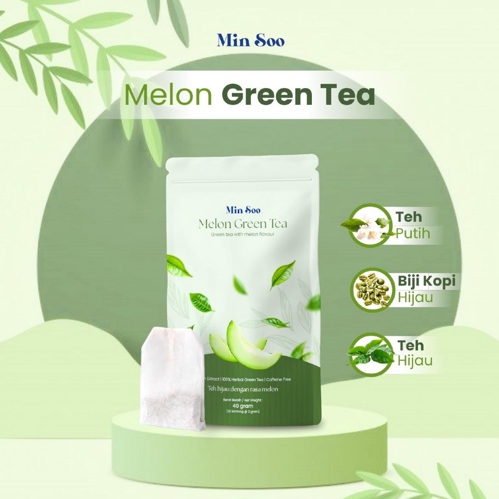 

[B1G1] MIN SOO MELON TEA - Teh Hijau Rasa Melon dengan Green Coffee