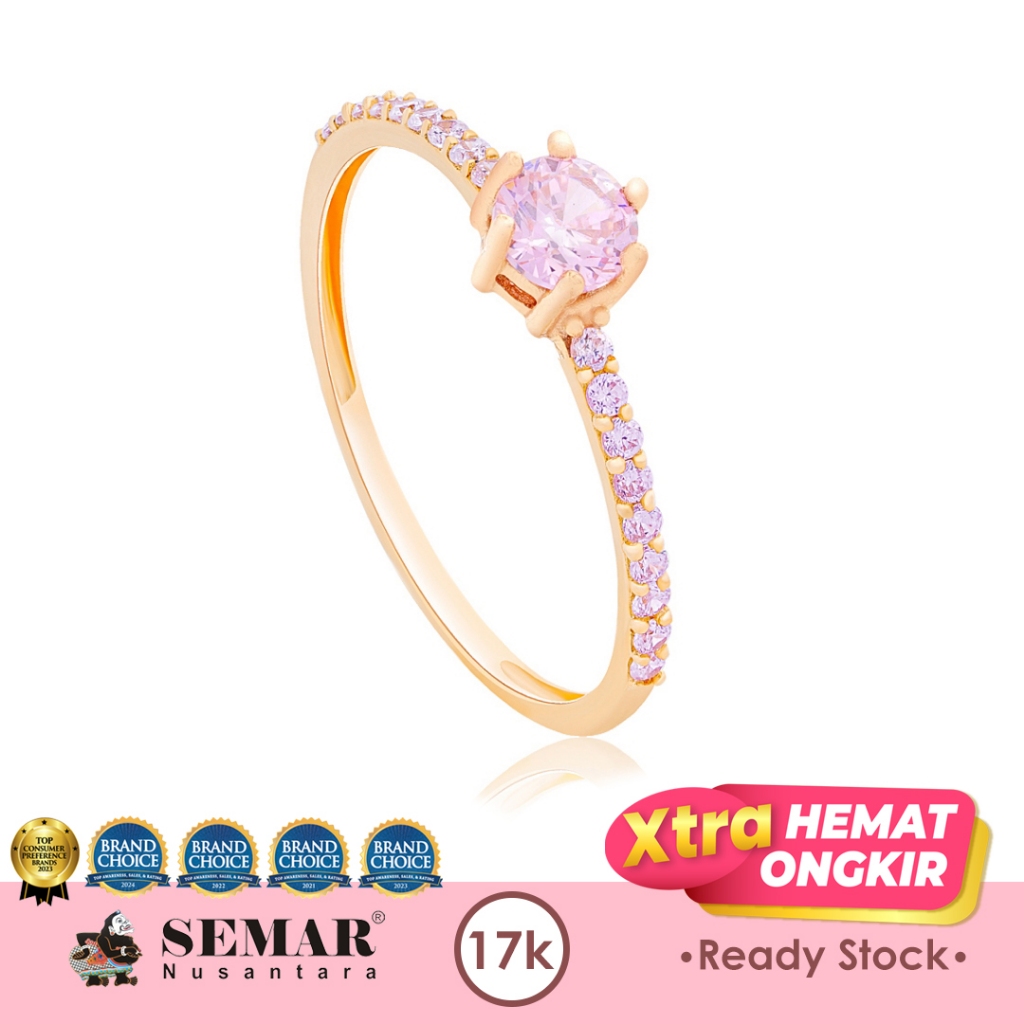 Cincin Emas Velia Gold 17K Semar Nusantara