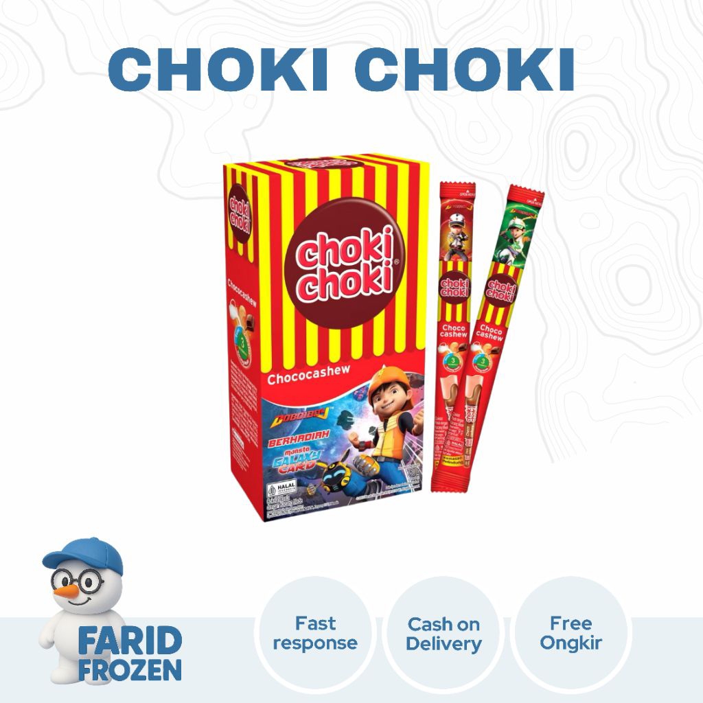 

CHOKI CHOKI COKLAT PASTA 9GR X 20 ( 1 BOX ISI 20 PCS)