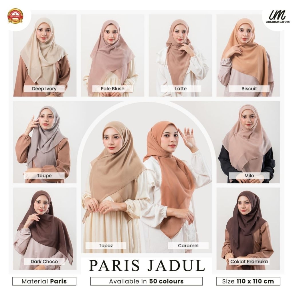 HIJAB PARIS JADUL PREMIUM - BY UMAMA