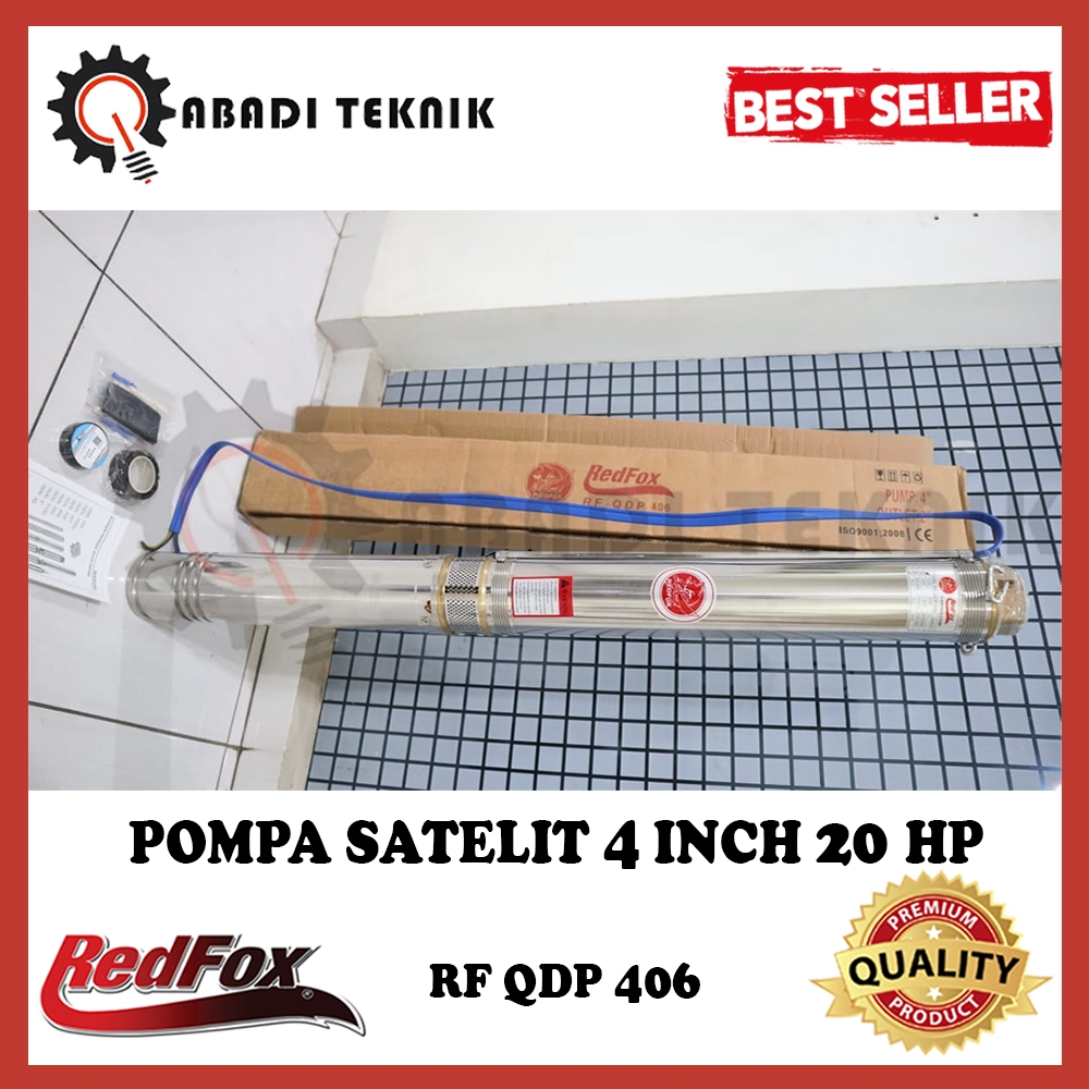 POMPA SATELIT/SUBMERSIBLE PUMP 4 INCH 2.0HP RF-QDP 406