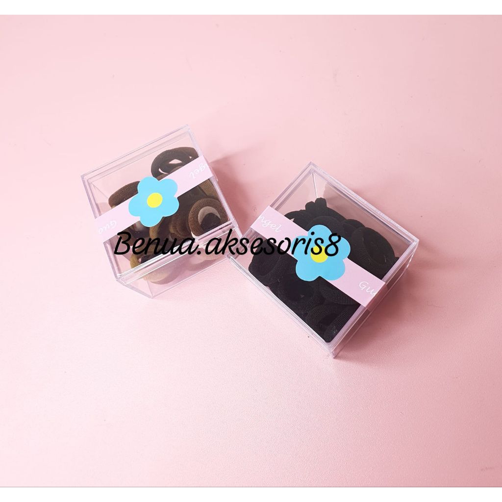 KUNCIRAN DONAT MINI FREE MIKA / KUNCIRAN DONAT MINI  /IKAT RAMBUT MINI KOREA