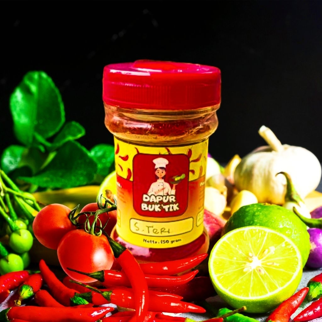 

Sambal Teri/Cumi/Tongkol/Bawang/Ayam/Peda Ikan Asin, Kemasan 150gr