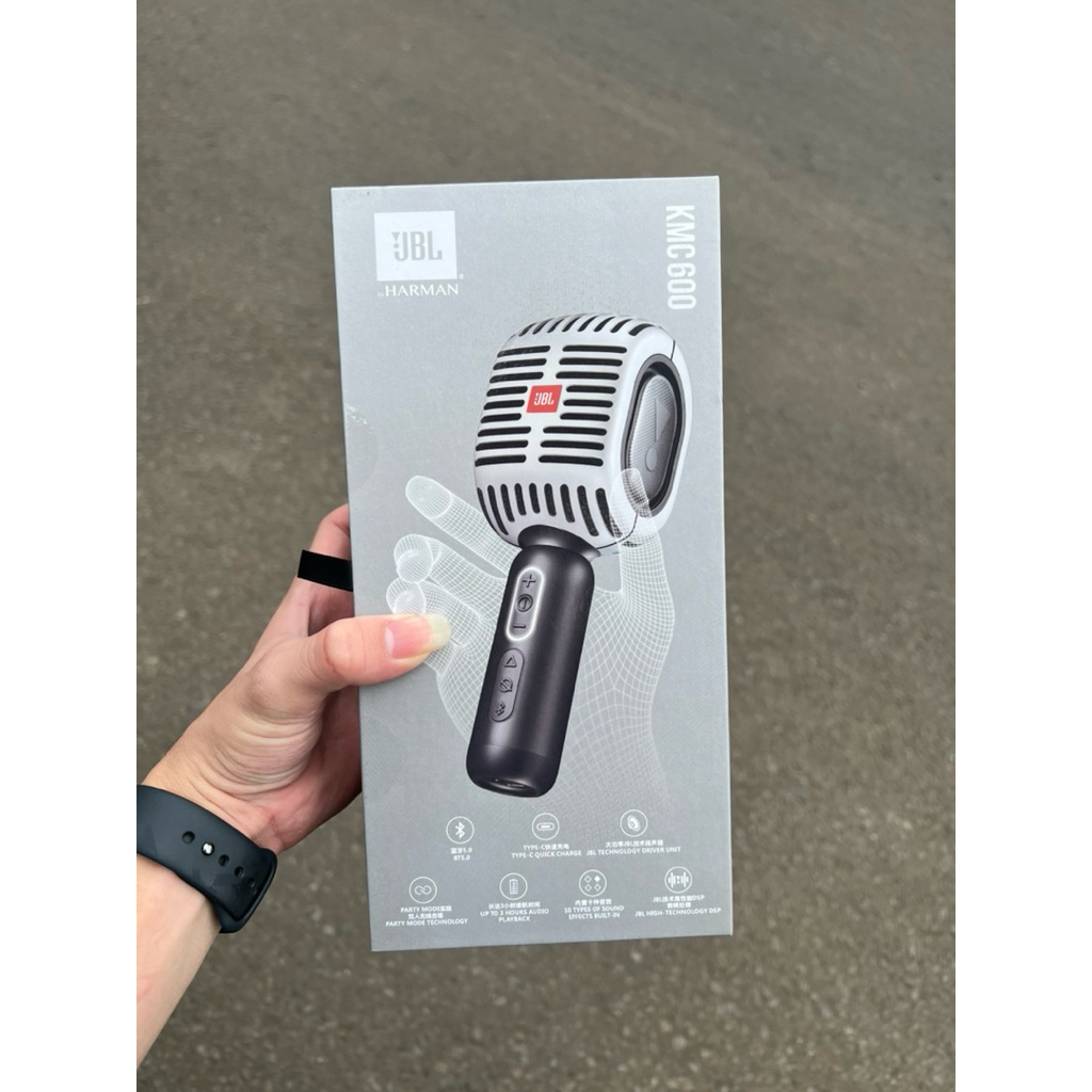 MICROPHONE PORTABLE KARAOKE JBL KMC 600 Bluetooth Termurah 