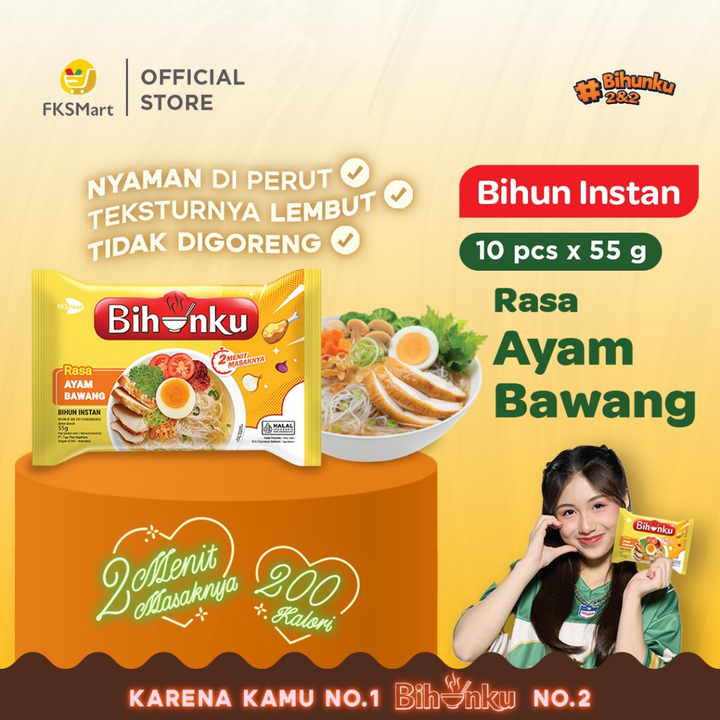 

Bihunku Ayam Bawang Paket Isi 10
