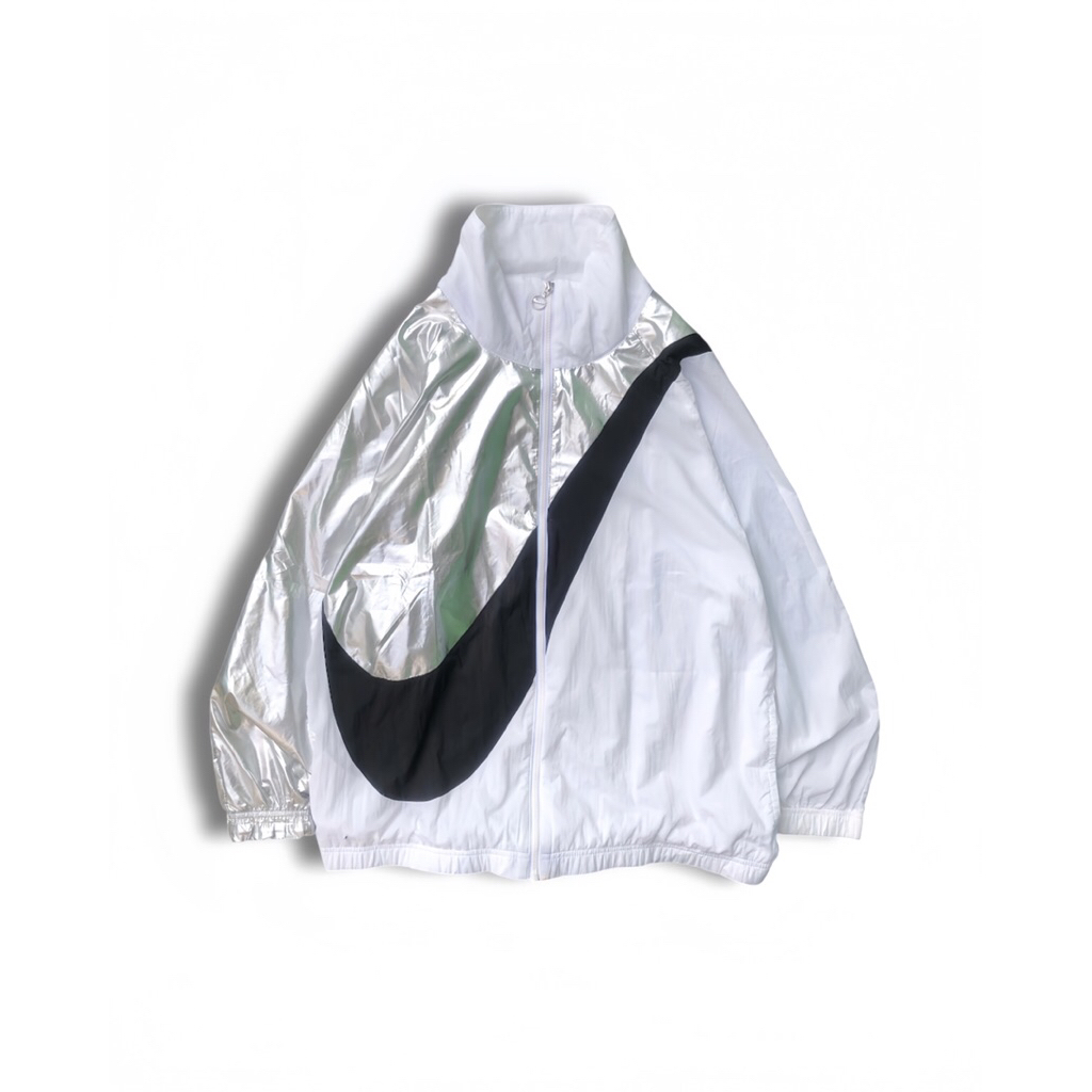 Windbreaker Running Jacket Nike Woven Swoosh Big Logo