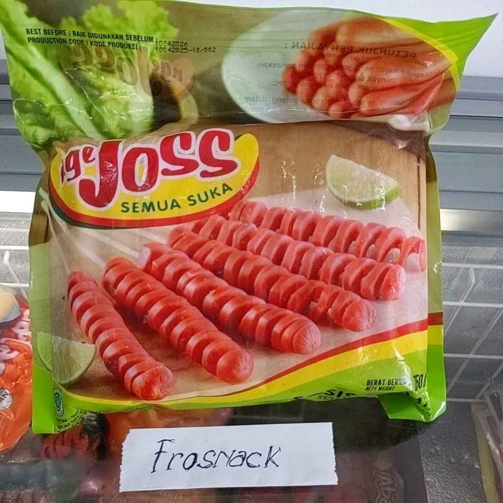 

Sosis merah ngejoss 750g isi 33 pcs