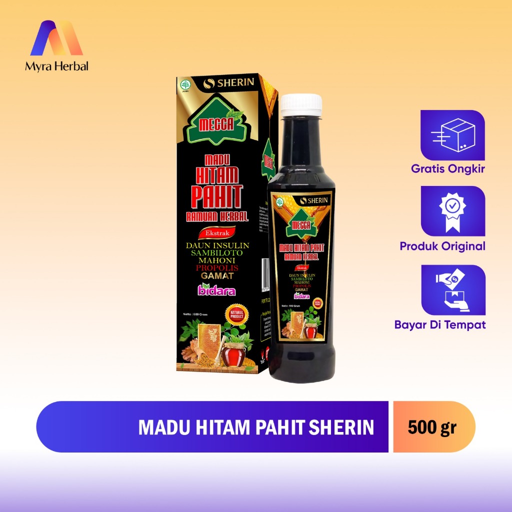 

Sherin - Madu Hitam Pahit Mecca Plus Bidara Untuk Diabetes isi 500 gr