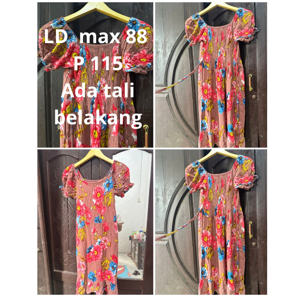 PRELOVED daster lengan pendek/mini dres