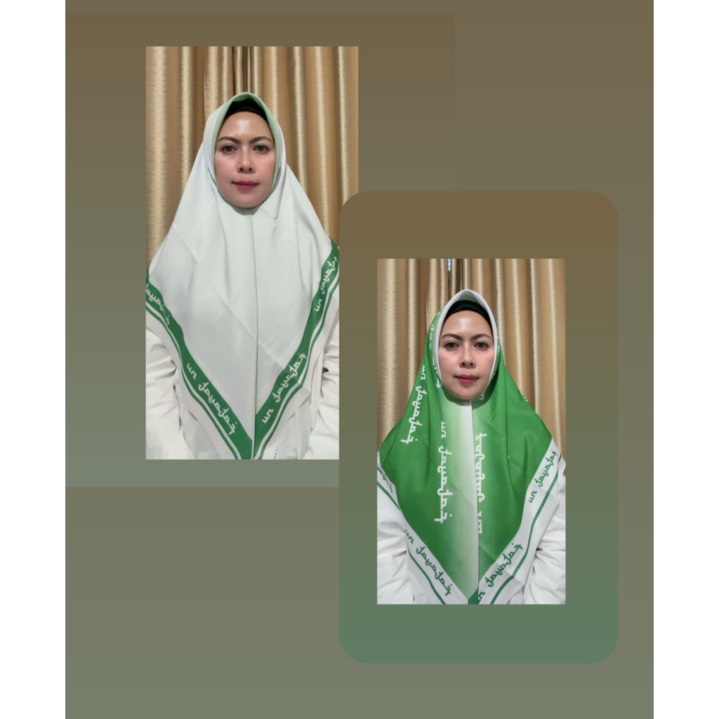 Fatayat NU kerudung segi empat voal sublime lassercut