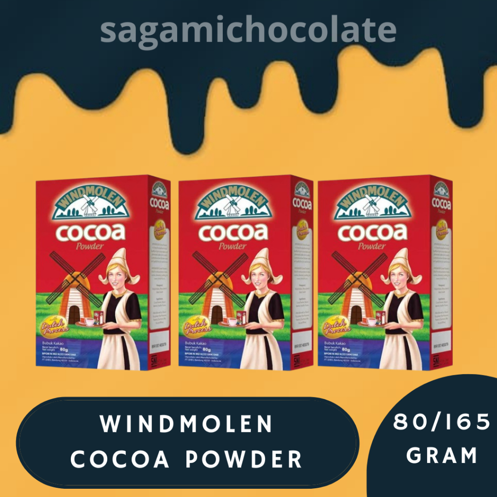 

Windmolen Cocoa Powder 80 gr / 165 gram