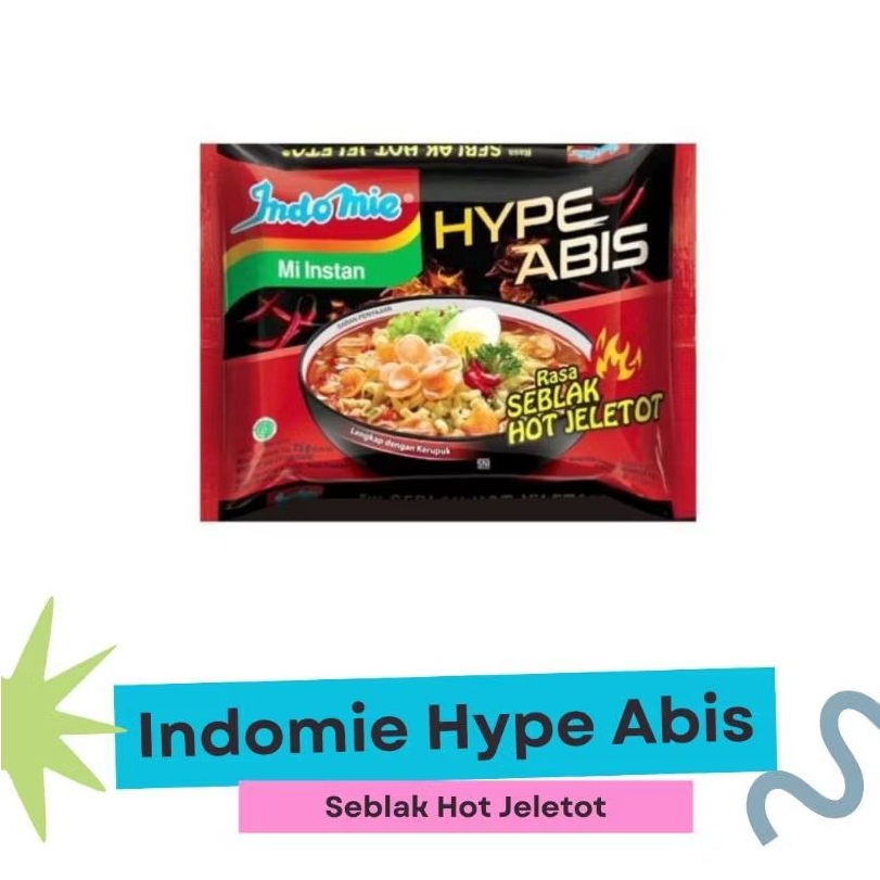 

Indomie Hype Habis Rasa Seblak Hot Jeletot