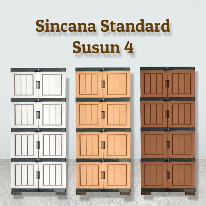 LEMARI PAKAIAN SINCANA STANDARD SUSUN 4