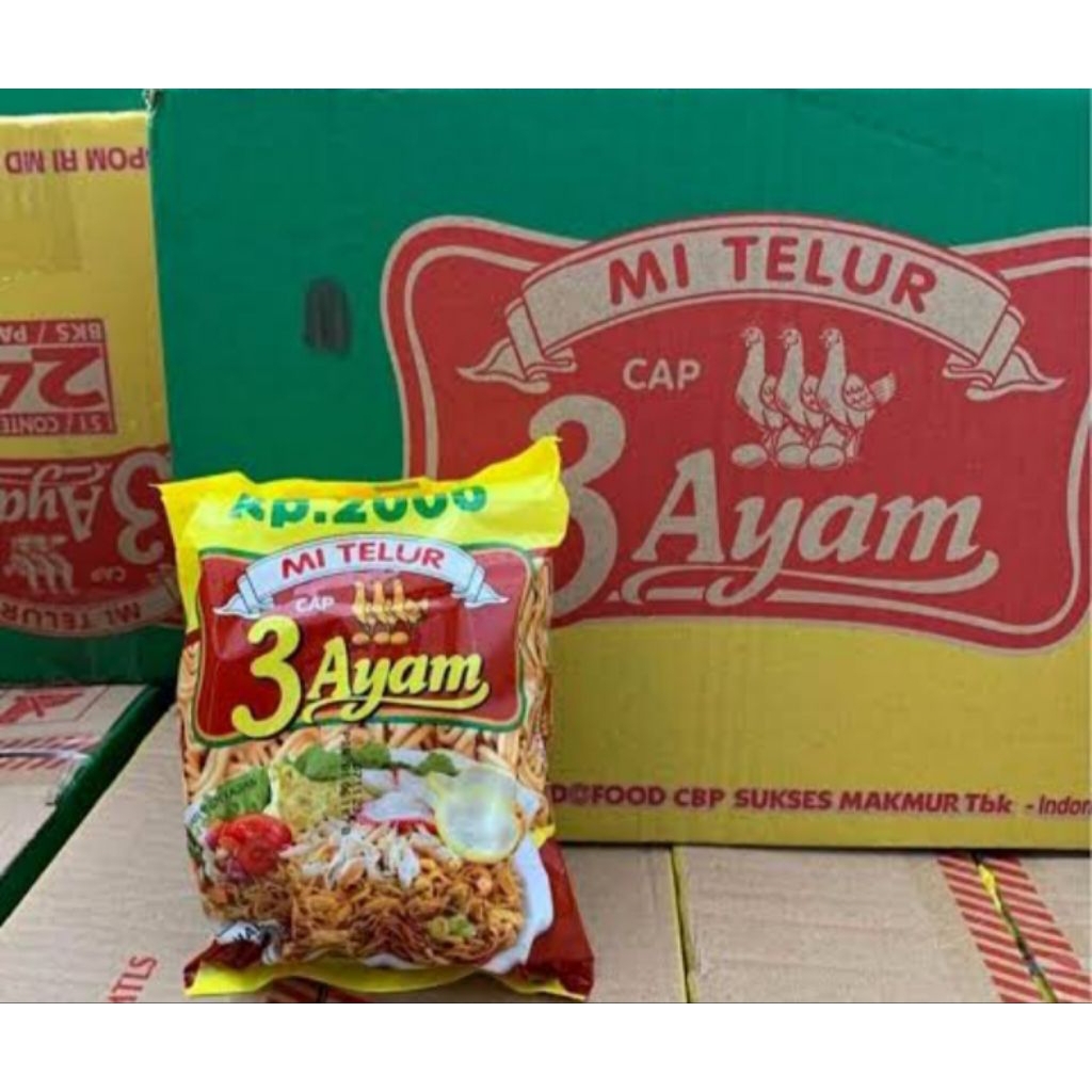 

mie telur 3 ayam
