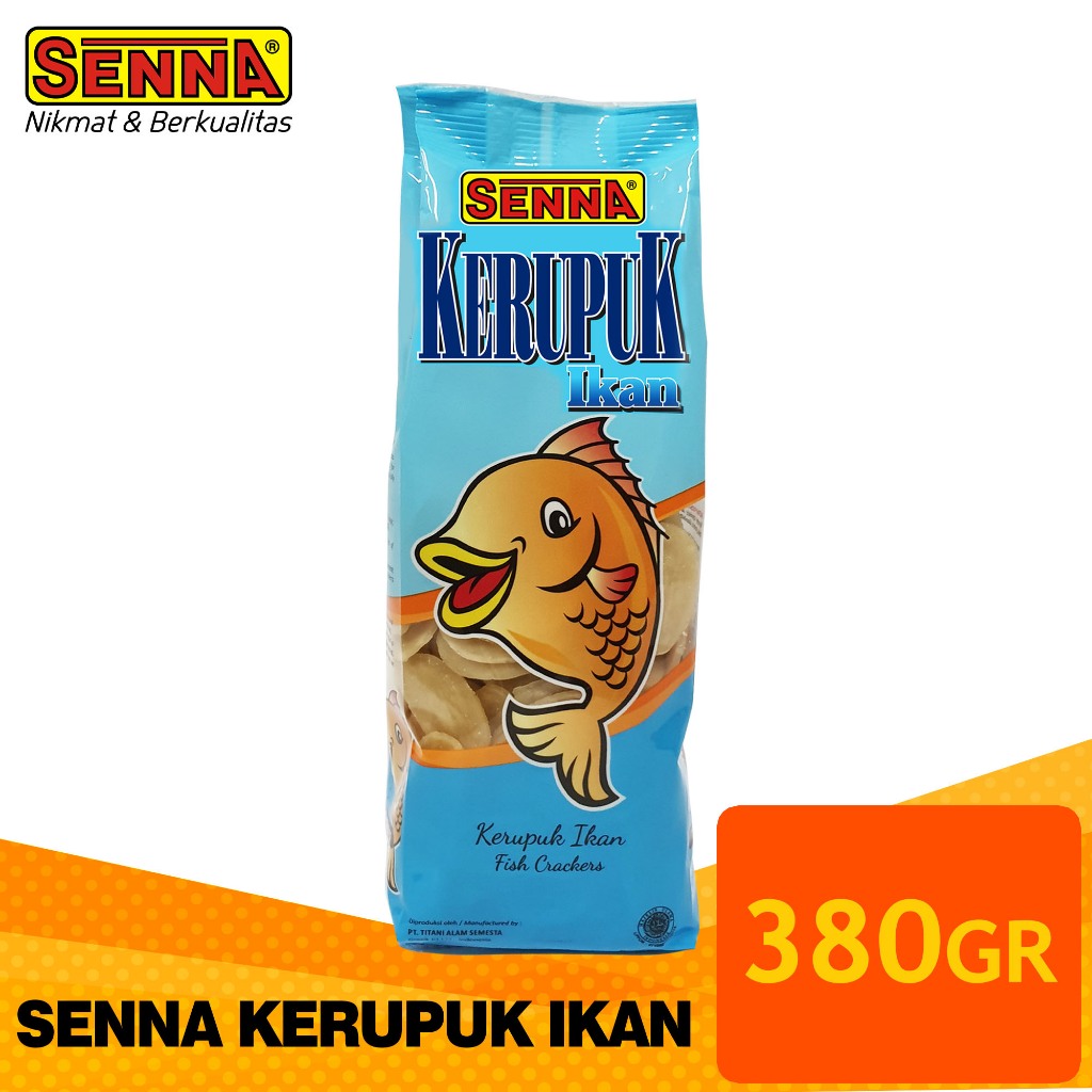 

Kerupuk Senna Ikan 380g / Kerupuk PAG Shop / Kerupuk Senna Ikan / Kerupuk Ikan