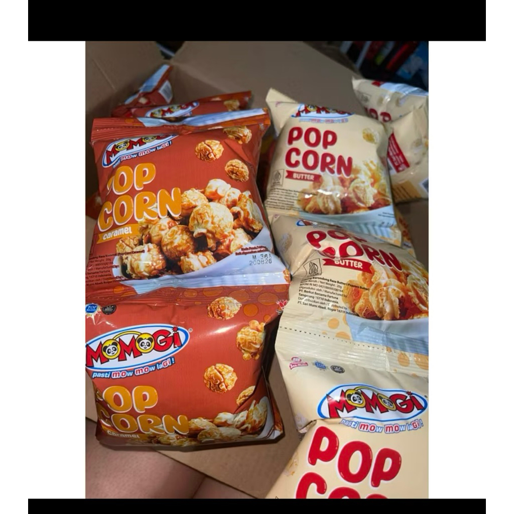 

Momogi Popcorn caramel/butter isi 10pcs @20gr
