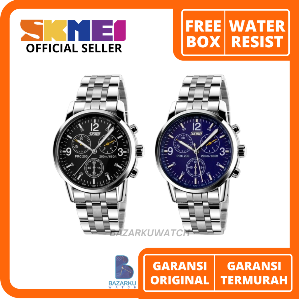 Jam Tangan Pria Skmei 9070 Jam Tangan Skmei Jam Tangan Rantai SKMEI Jam Tangan Cowok Jam SKMEI Pria