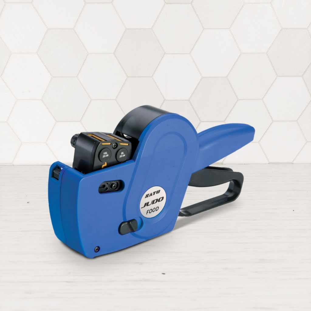 

SATO JUDO 22 FOOD Hand Labeller 2 Line Mesin Label Harga Makanan Handlabel Huruf Angka