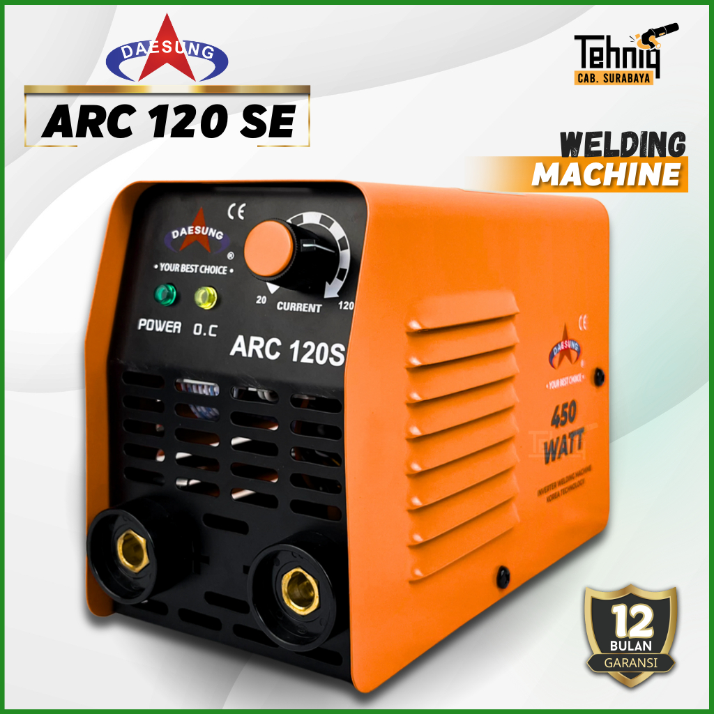 44cipay - Daesung ARC120 SE Mesin Las Listrik 450W Trafo Inverter Welding