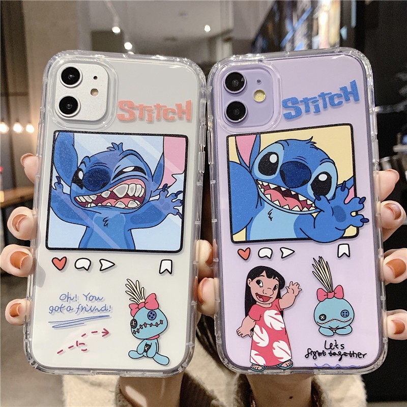 Case Hp Kartun Desain Kartun Stitch Bisa Custom Foto Bebas Samsung A04 Samsung A04e Samsung A04s Sam