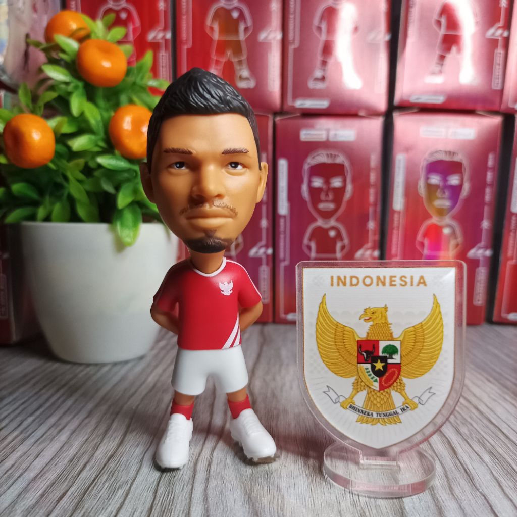 Figure Timnas Indonesia Legend Bambang Pamungkas(Home) Gratis Stand Akrilik Garuda