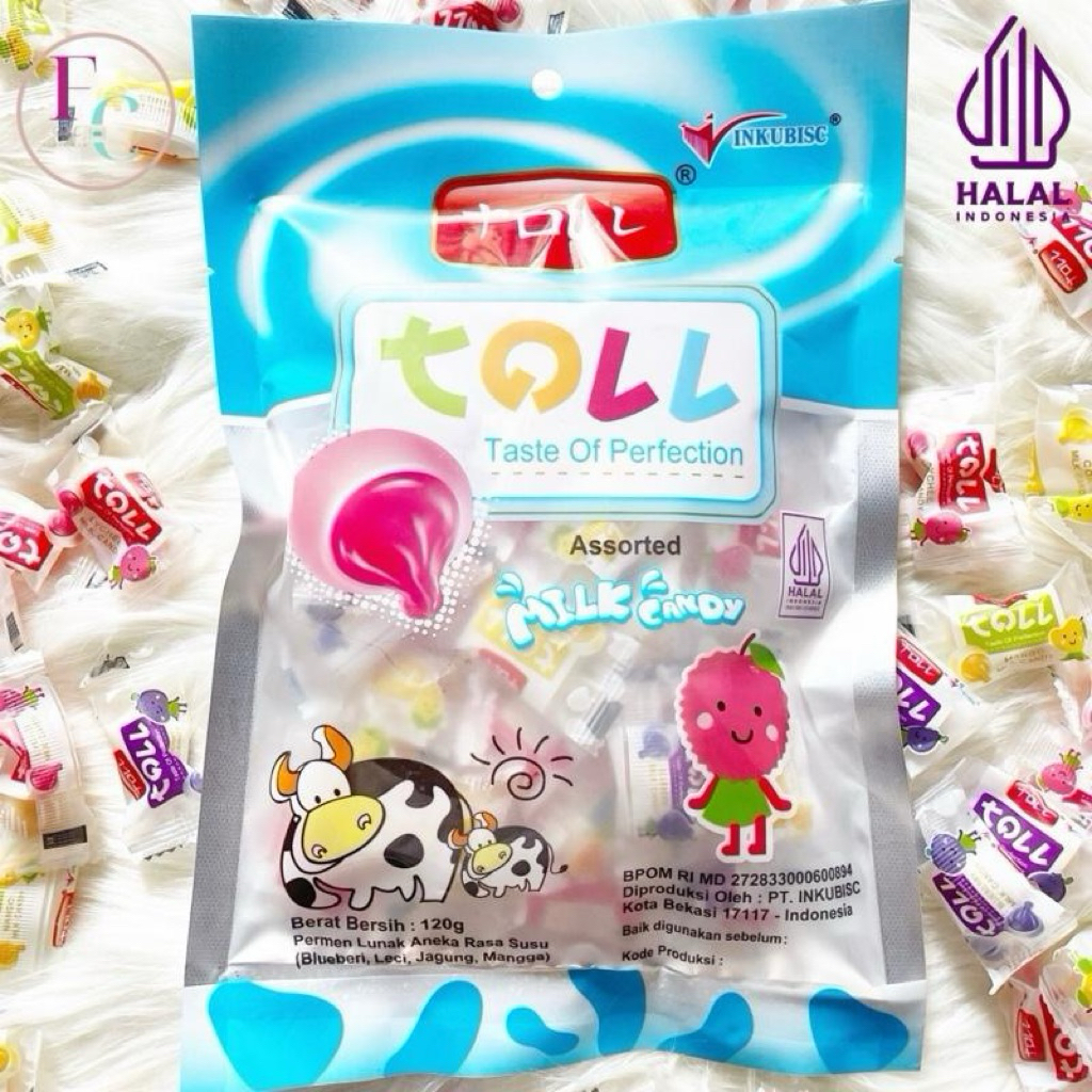 

Toll Milk Candy Permen Susu Buah 120g Varian Rasa Terbaru