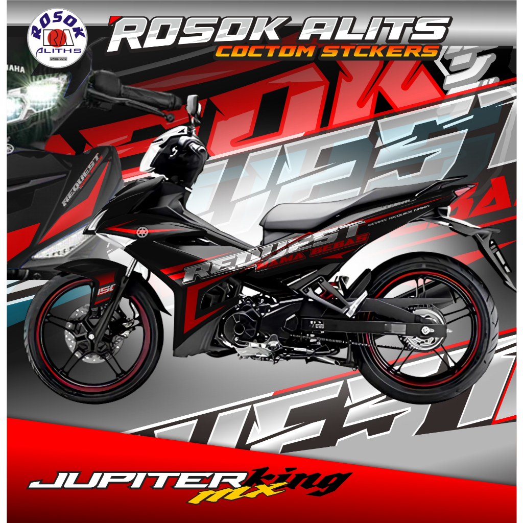 [COD] MXKING TRANPARAN, STRIPING MXKING, STRIPING MXKING TRANPARAN, DECAL MXKING TERBARU, STRIPING M