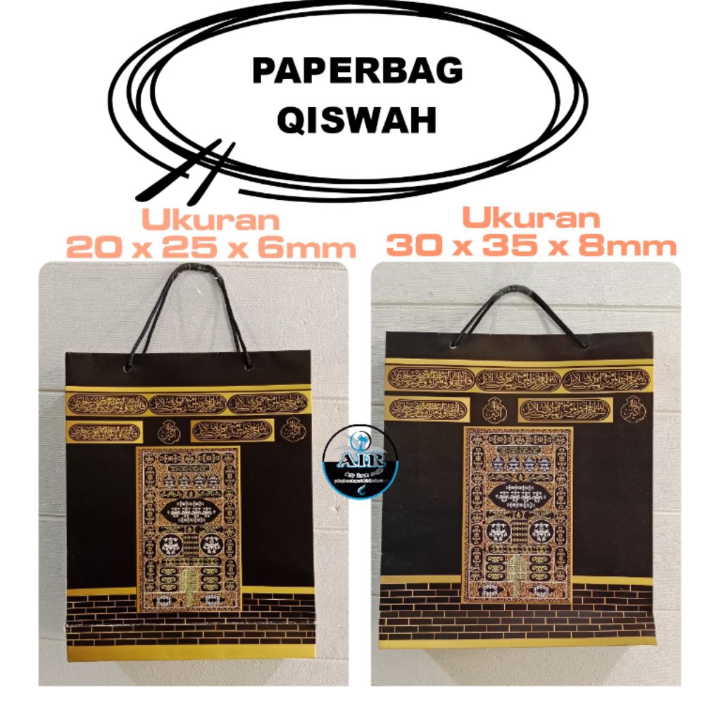 

PAPERBAG QISWAH/PAPERBAG HAJI UMROH BESAR KECIL