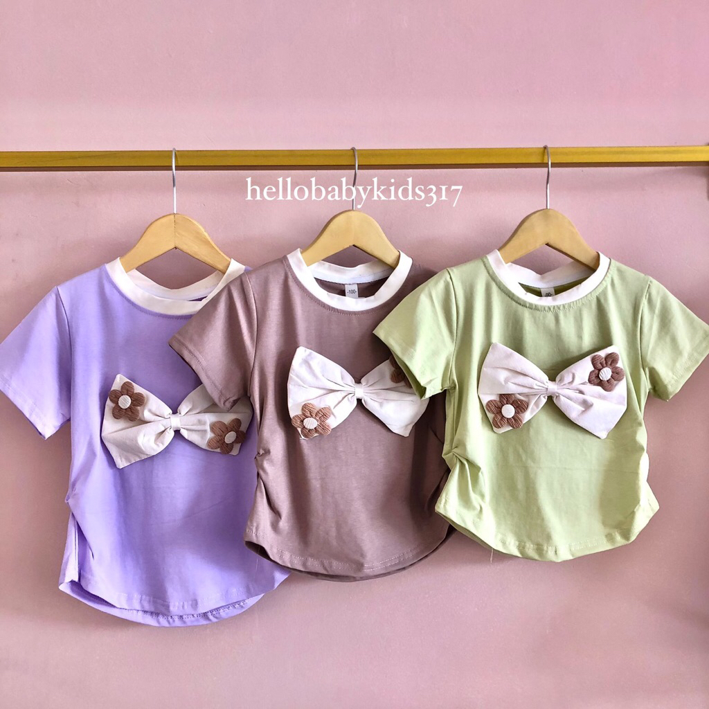 Atasan Cewek Anak Usia 1-8 tahun | Atasan Perempuan Anak | Baju Harian / Jalan Anak Cewek