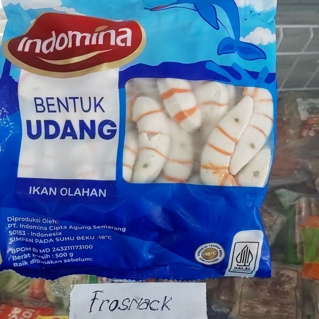 

Indomina Bentuk udang 500 gram