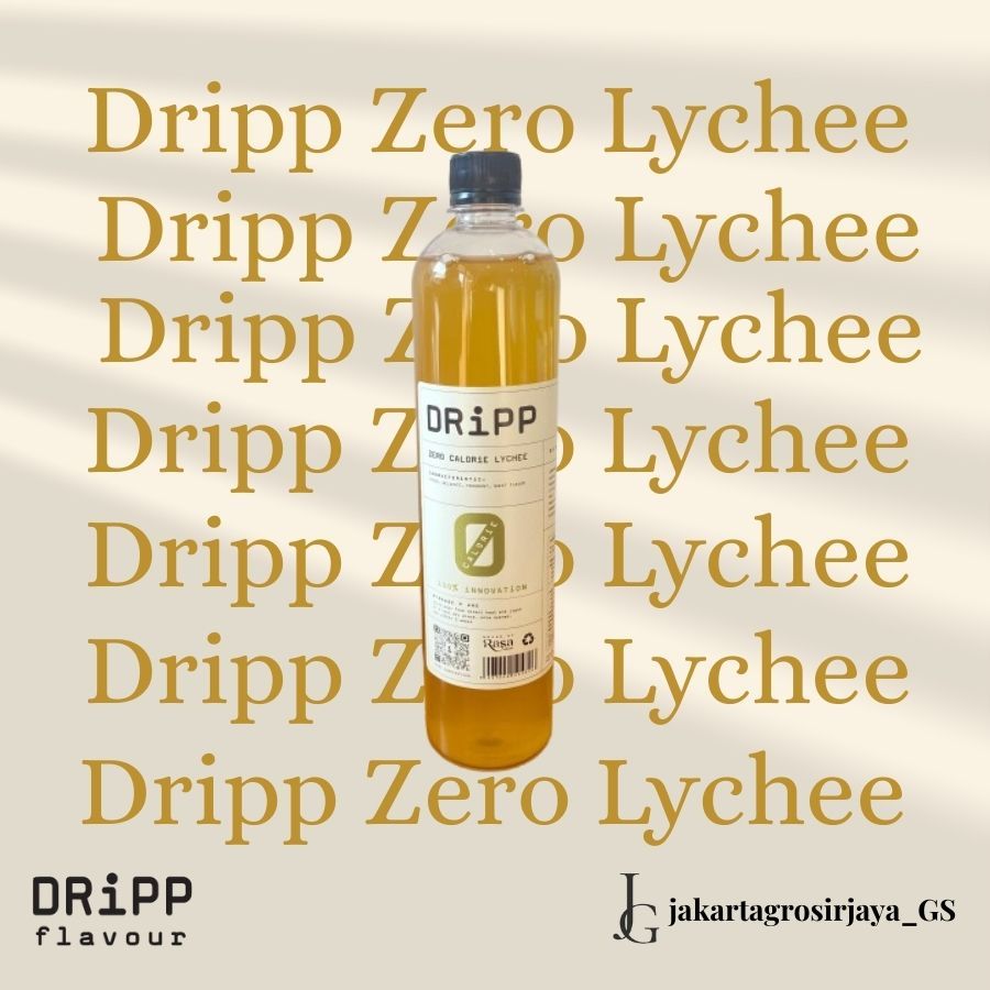 

DRIPP Zero Calorie Lychee Syrup 760 Ml