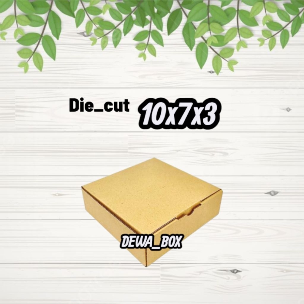 

kardus die cut 10x7x3